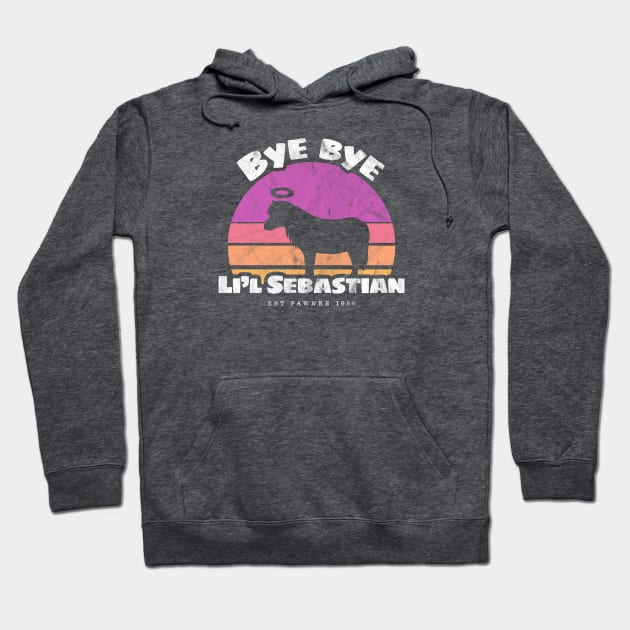 Bye bye Li'l Sebastian • Est Pawnee 1986 (Warm) Hoodie by gabradoodle